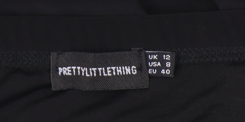 PrettyLittleThing Black Women's Tube Top Size 12