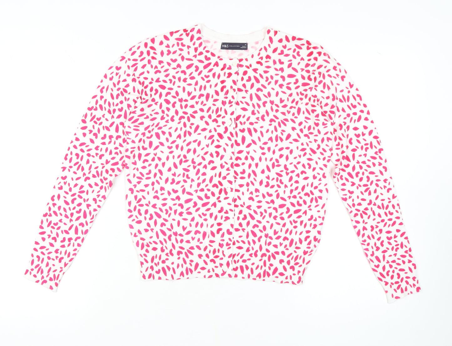 Marks and Spencer Women's Pink Cardigan Size 12
