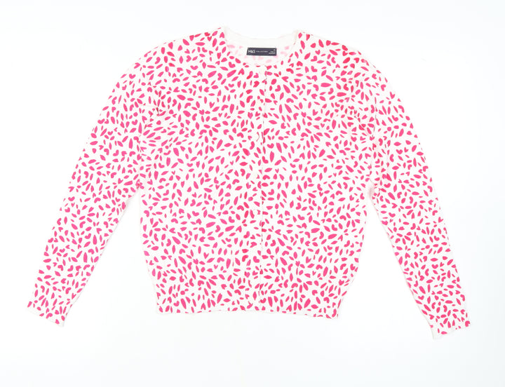 Marks and Spencer Women's Pink Cardigan Size 12