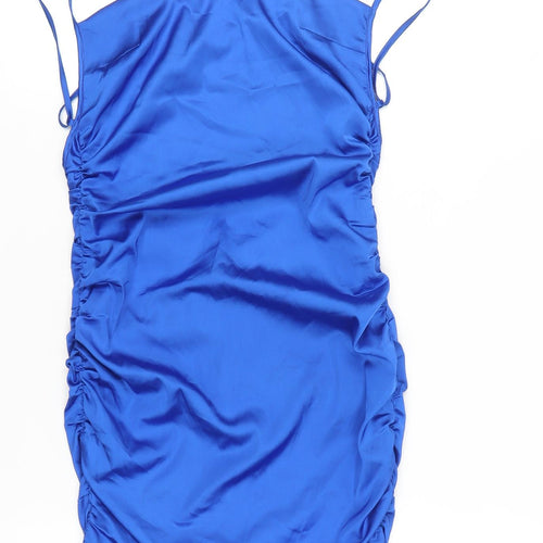 Oh Polly Women’s Blue Short Slip Dress Size 10