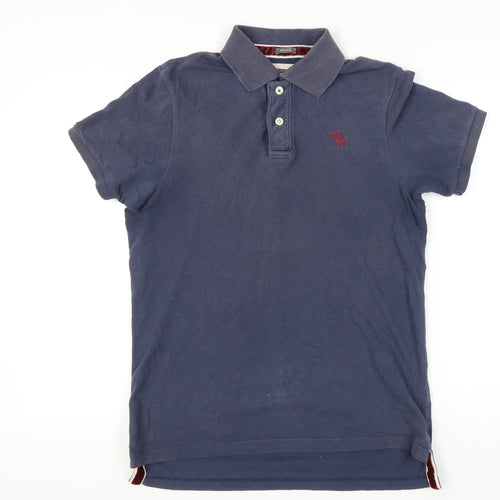 Abercrombie & Fitch Blue Men's L Polo Shirt