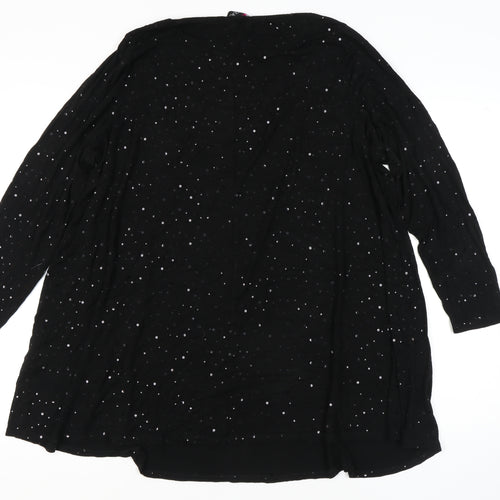 Yours Women's Black Plus Long Sleeve Top 22-24