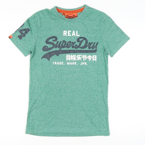 Superdry Men's XS Green Vintage Graphic T-Shirt