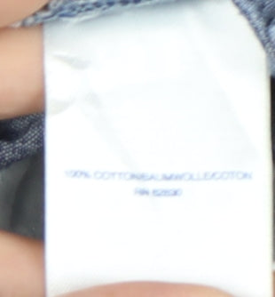 Lands' End Women's Blue Slim Leg Trousers Size 12