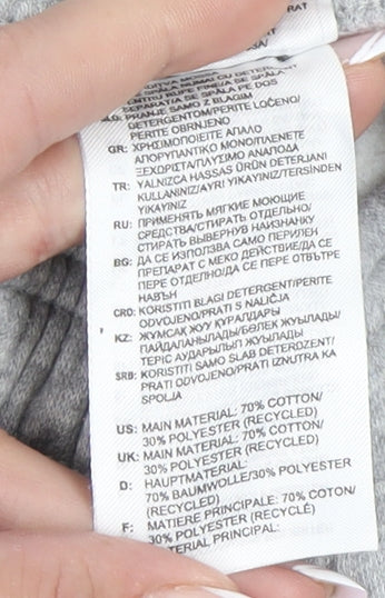 Adidas Boys Grey Athletic Shorts, 5-6 Years, Elastic Waist