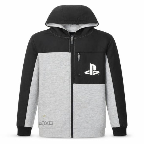 PlayStation Boys Black/Grey Full Zip Hoodie 9-10 Years