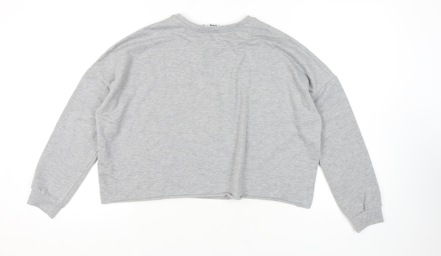 Disney Unisex Grey Pullover Sweatshirt - M