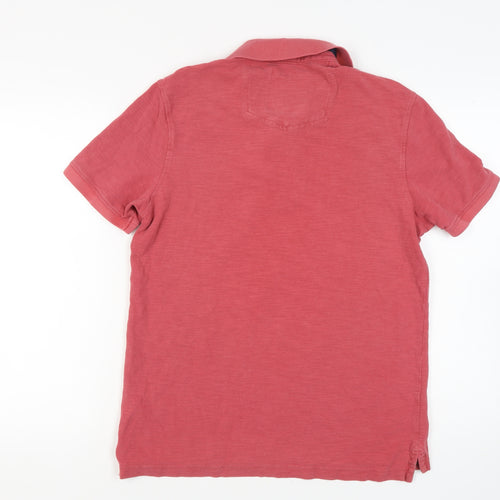 Fat Face Men's Red Polo, M, Collared Short Sleeve