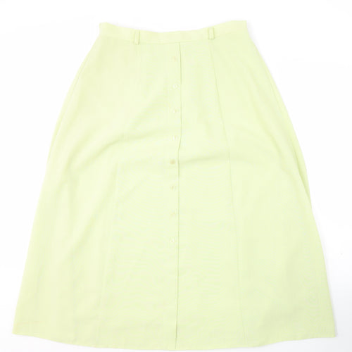 Isabelle Women's Green Size 12 Polyester Skirt