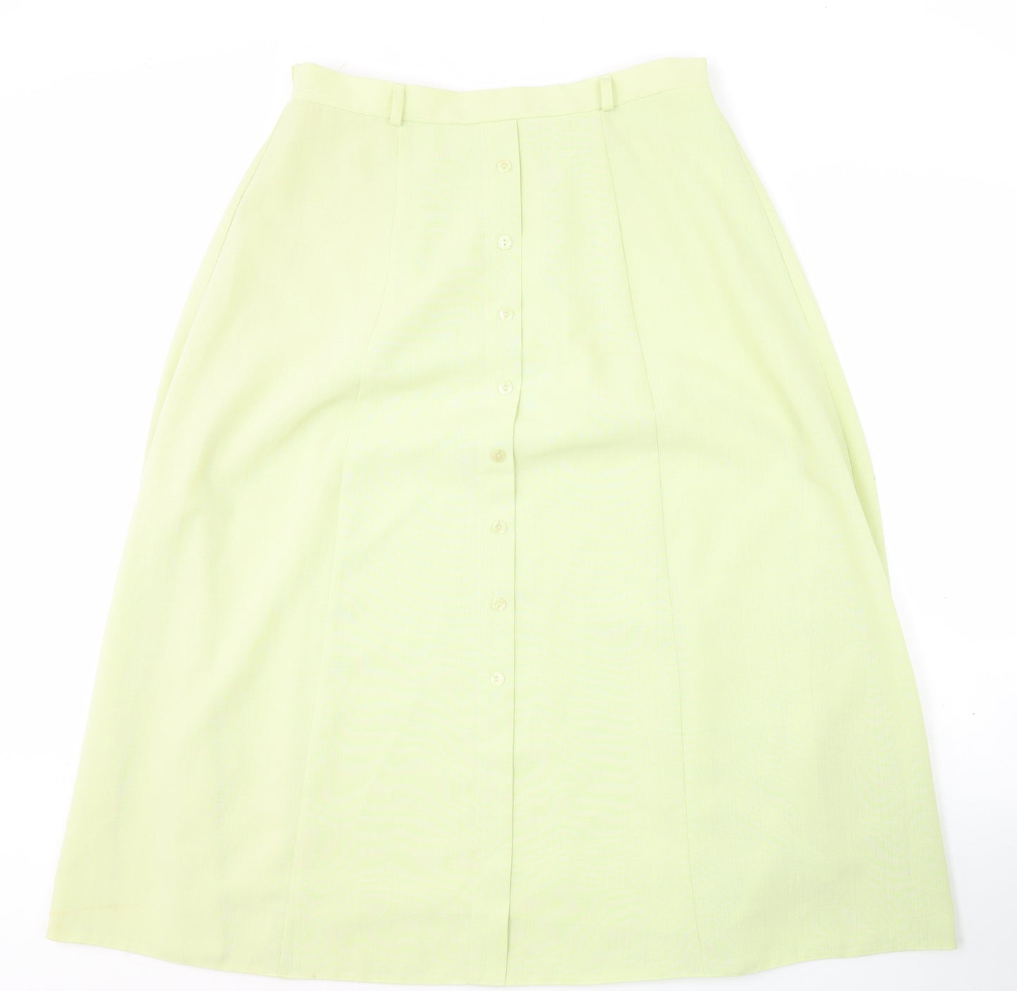 Isabelle Women's Green Size 12 Polyester Skirt