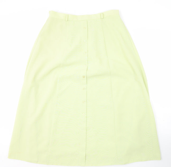 Isabelle Women's Green Size 12 Polyester Skirt