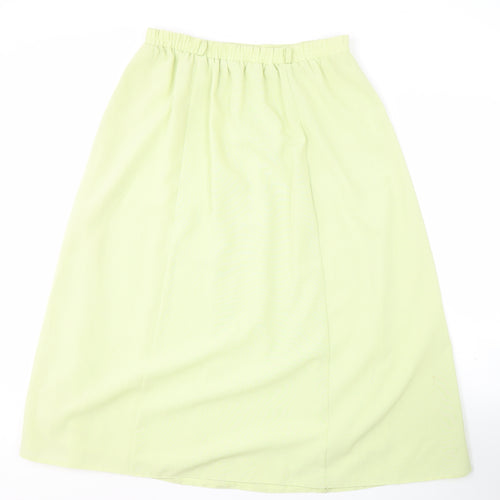 Isabelle Women's Green Size 12 Polyester Skirt