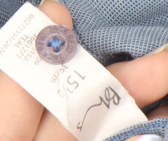 Jack Reid Men's Blue Short Sleeve Button-Up Shirt