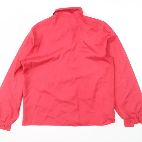 Principles Women's Red Long Sleeve Blouse Size 14