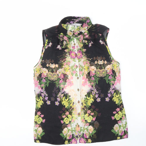 Red Herring Women's Multicoloured Floral Blouse Size 10
