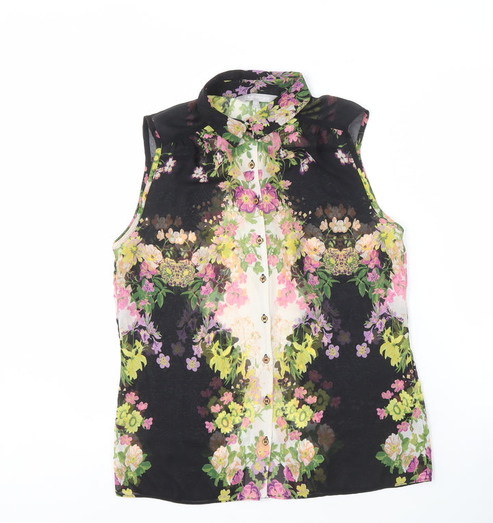 Red Herring Women's Multicoloured Floral Blouse Size 10