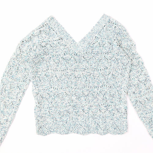 Next Women's Multicoloured V-Neck Jumper XS