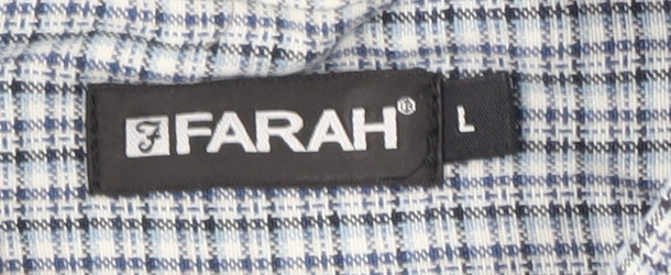 Farah Men's Multicoloured Check Short Sleeve Shirt L