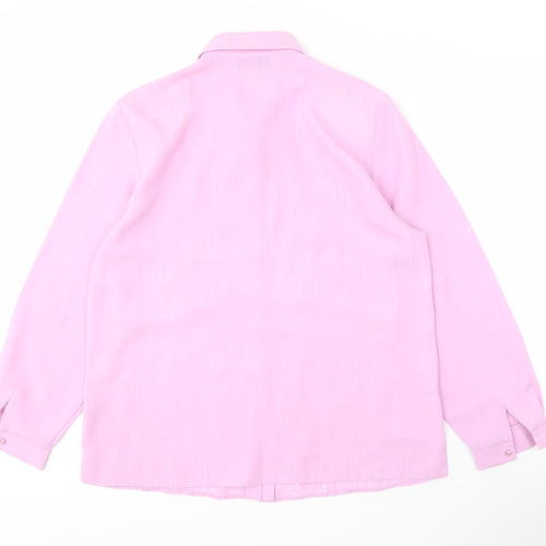 Your 6th Sense Women's Pink Blouse Size 14 Embroidered