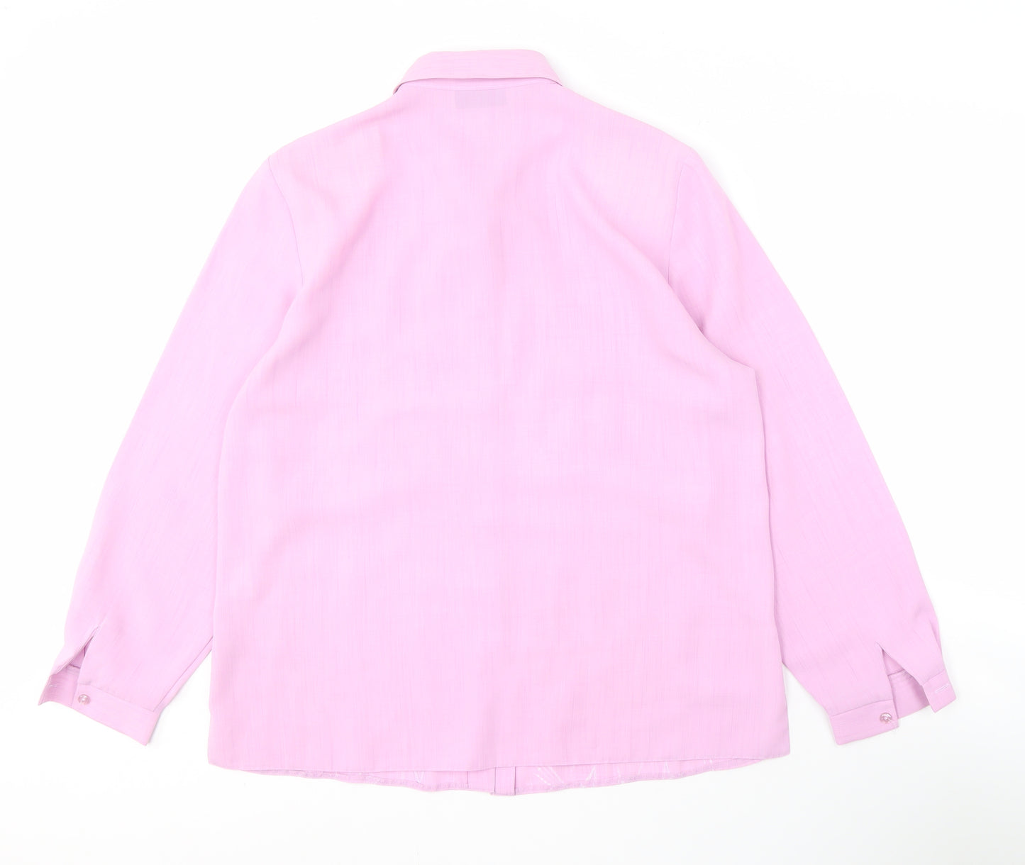 Your 6th Sense Women's Pink Blouse Size 14 Embroidered