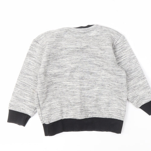 Next Boys Grey Pullover Sweatshirt, 2-3 Years, Crew Neck