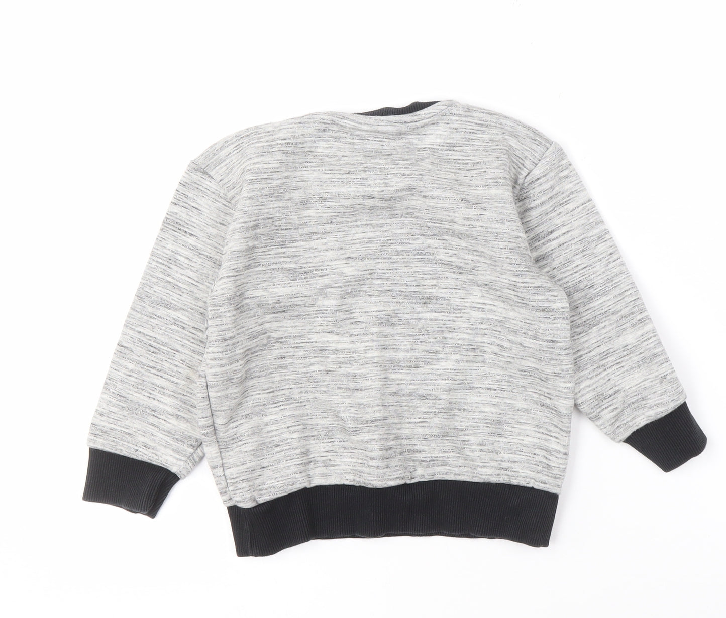 Next Boys Grey Pullover Sweatshirt, 2-3 Years, Crew Neck