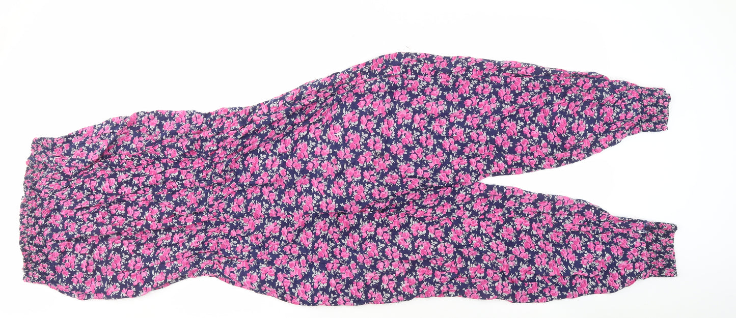 SimplyBe Women's Multicolour Floral Jumpsuit, Size 14