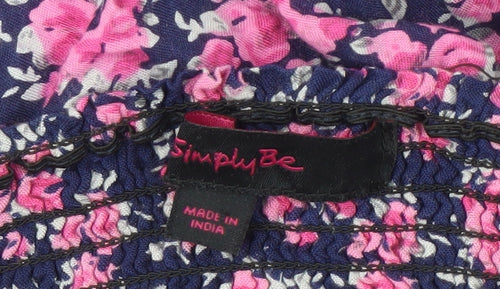 SimplyBe Women's Multicolour Floral Jumpsuit, Size 14