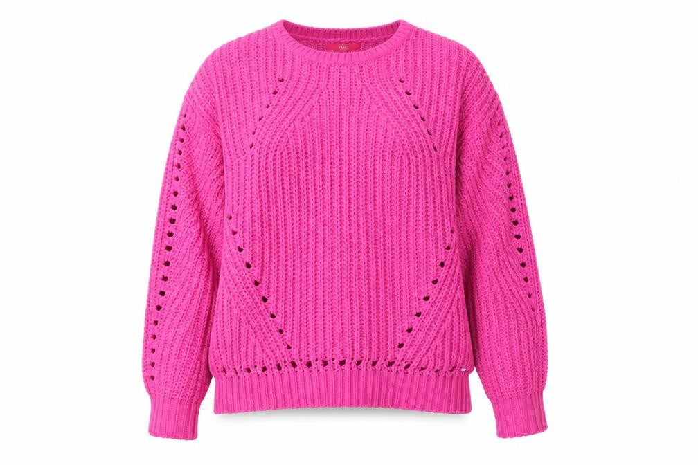 Front view of Next Women’s Pink Crew Neck Knit jumper S