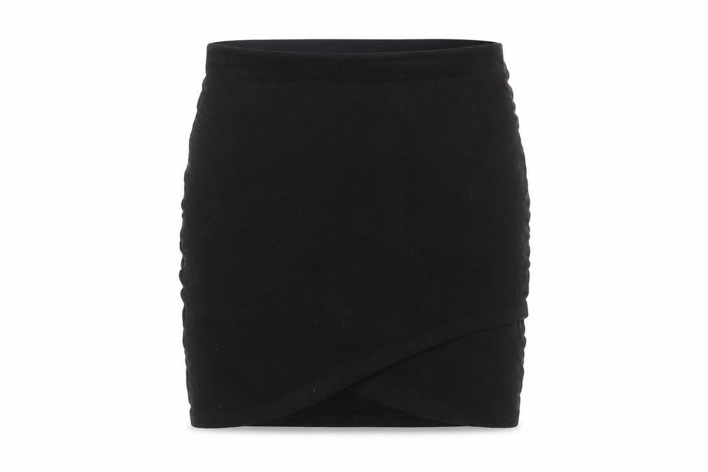 Front view of Sunday Best Women's Black Pencil Skirt Small