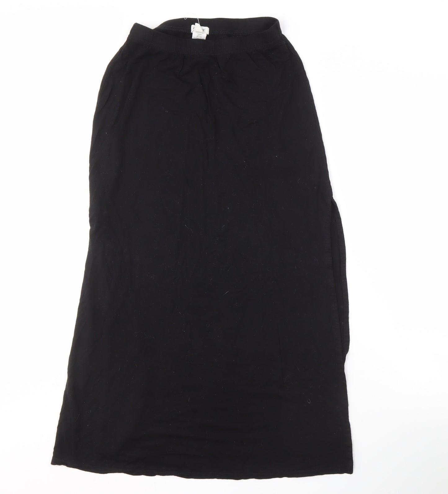 Garage Women's Black Long Skirt, Size S, Elastic Waist