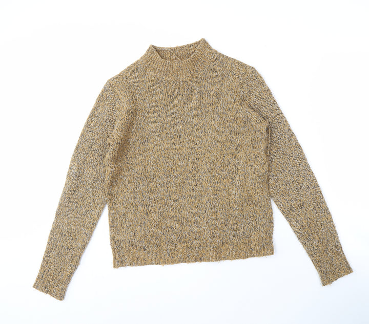 Vero Moda Women's Mock Neck Brown Jumper M