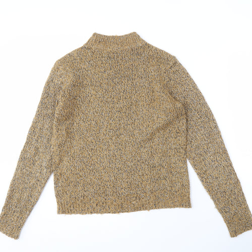Vero Moda Women's Mock Neck Brown Jumper M