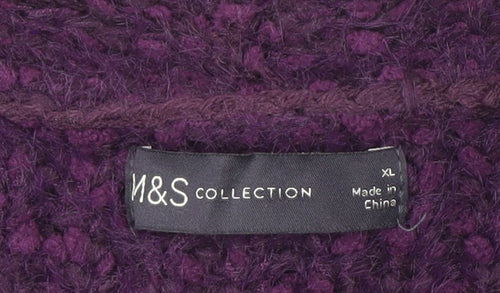 Marks and Spencer Women's Purple XL Cardigan