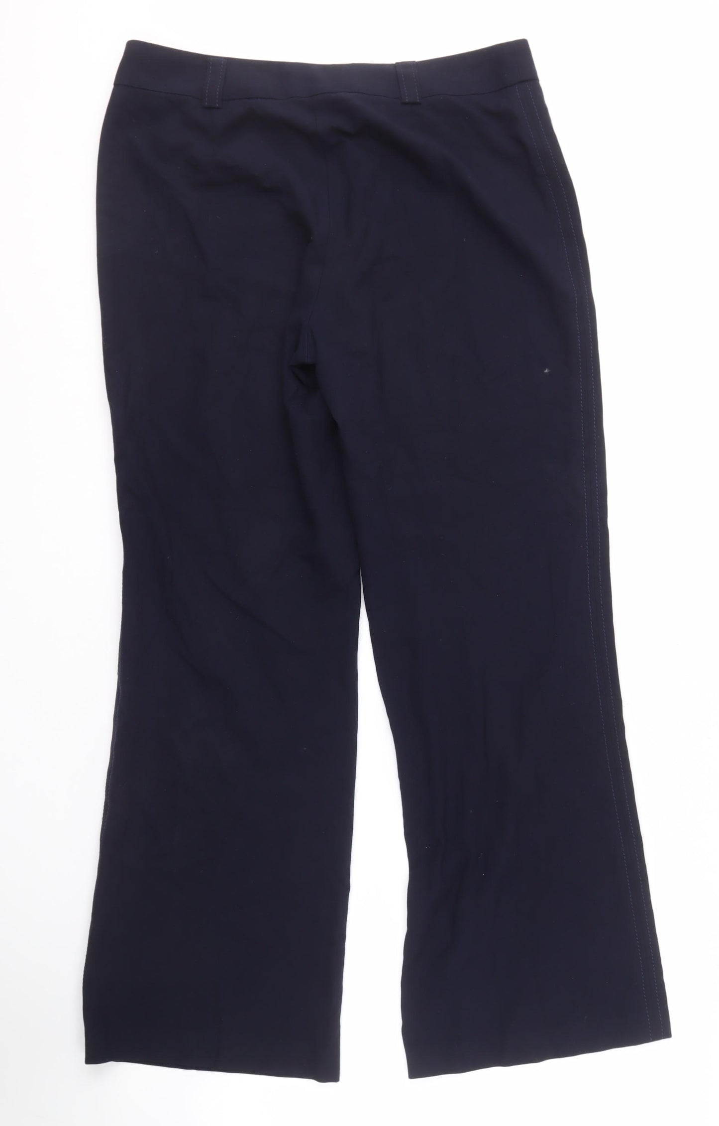 Marks & Spencer Women's Trousers, Blue, Size 14, Workwear