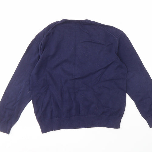 Uniqlo Boys Blue Snoopy Graphic Pullover Jumper Size 8 Years