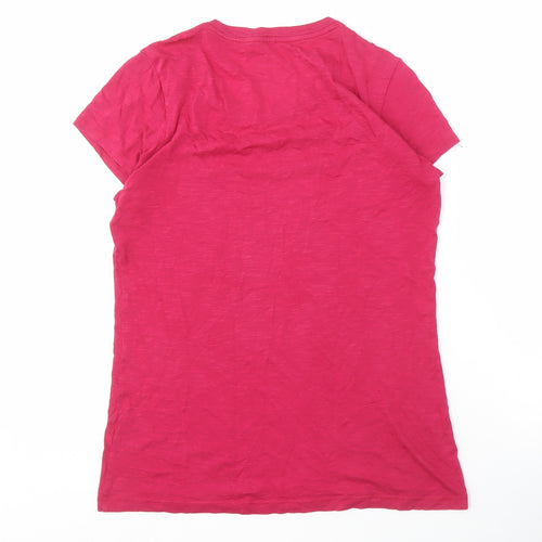 Banana Republic Women's Pink T-Shirt Size M
