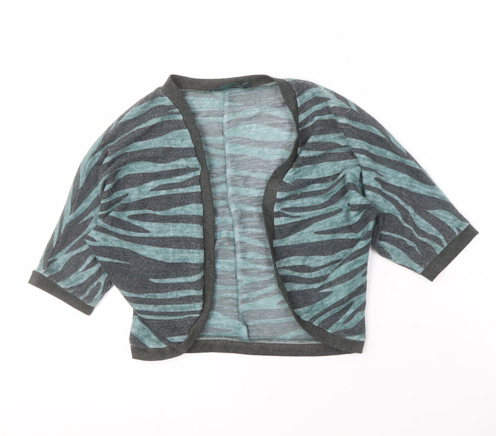 Geisha Women's Multicoloured Animal Print Shrug Size 10