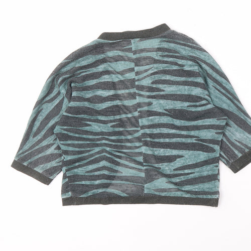 Geisha Women's Multicoloured Animal Print Shrug Size 10