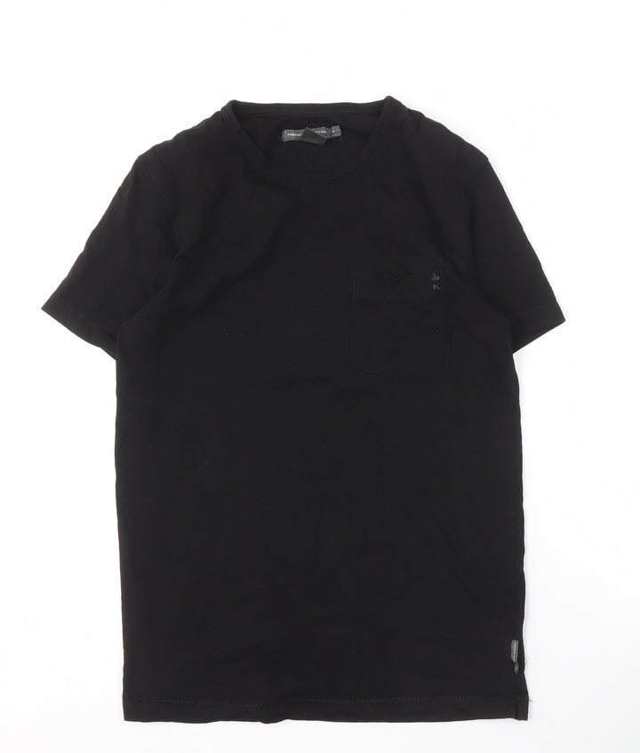 French Connection Men's Black S Crew Neck T-Shirt