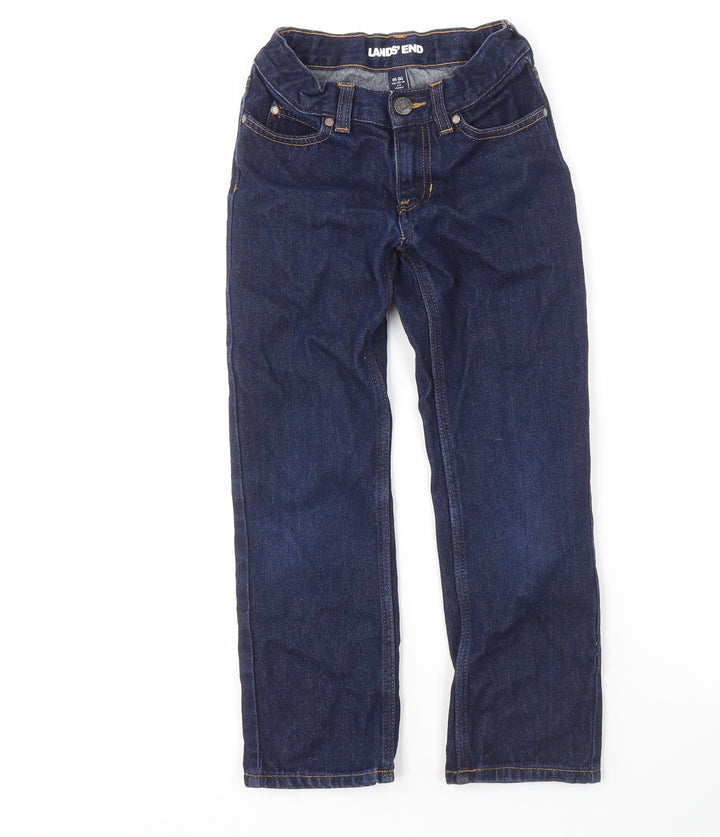 Lands' End Boys Blue Straight Jeans - Size 10