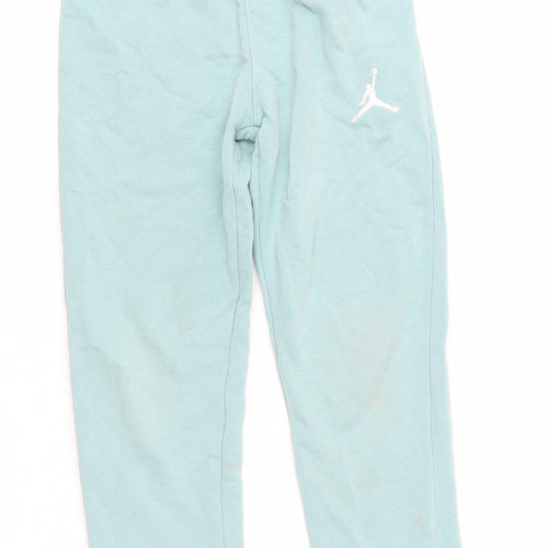 Jordan Boys Blue Jogger Trousers 7 Years - Casual Comfort