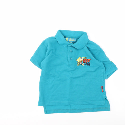 Manchester Boys Blue Polo Shirt 3-4 Years