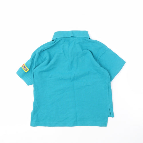 Manchester Boys Blue Polo Shirt 3-4 Years