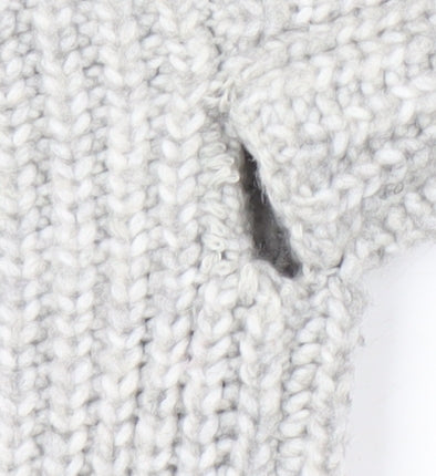 Marks and Spencer Grey Hooded Jumper M