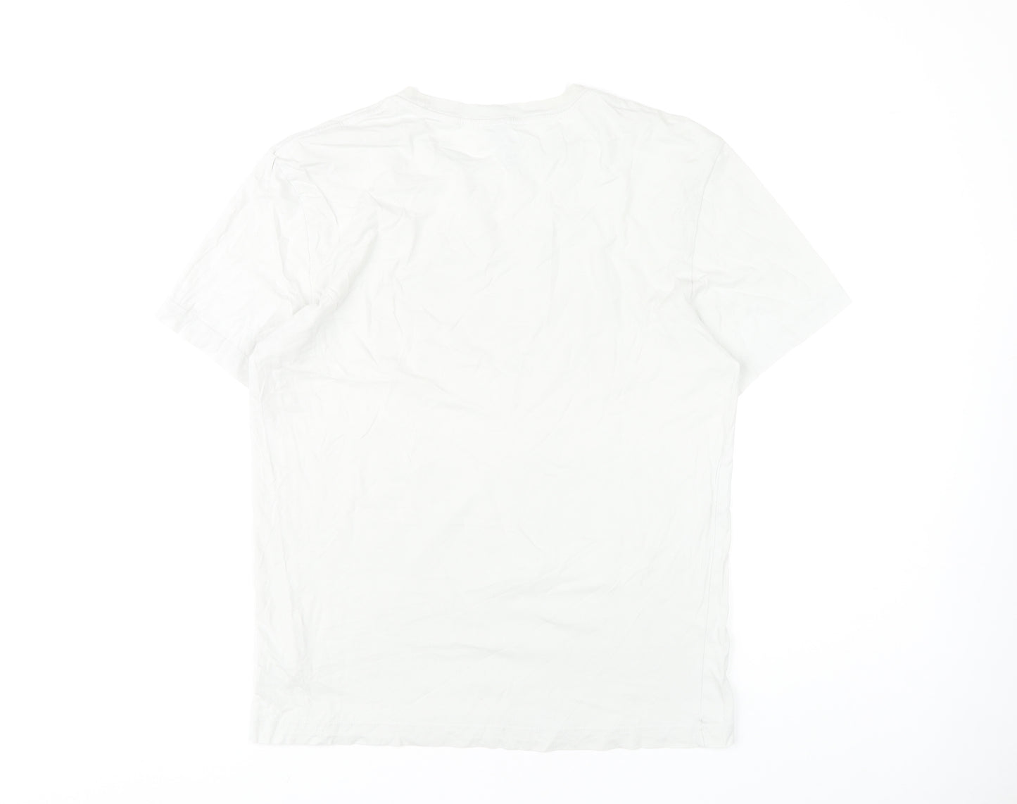 H&M Unisex White Friends T-Shirt, Size S, Casual Wear