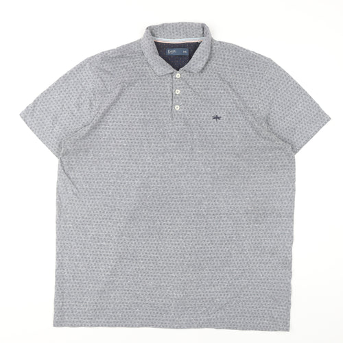 Easy Men's Grey 2XL Polo Shirt - Short Sleeve Casual