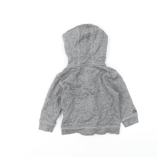 Canadiana Grey Basic Jacket, Unisex 18-24 Months, Hooded