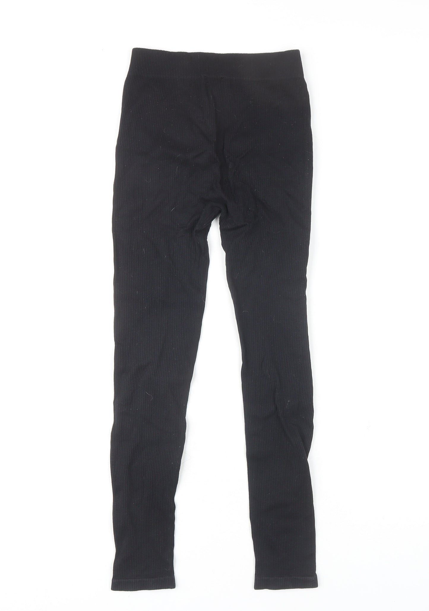 Zara Women's Black XS Leggings - Stretch Knit