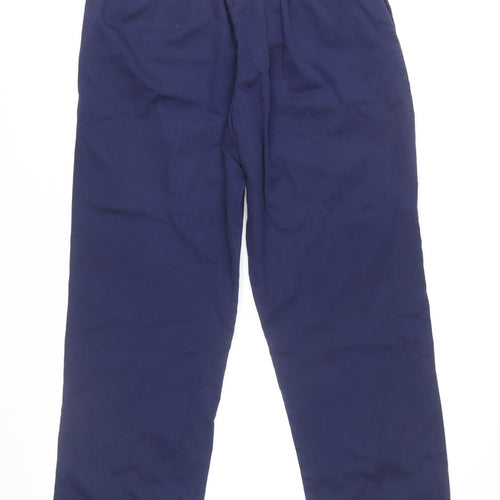 Boyd Cooper Men's Blue Pleated Trousers Size 28